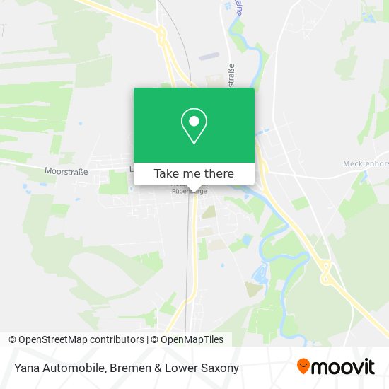 Yana Automobile map