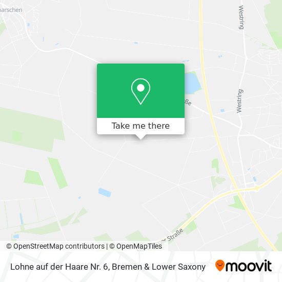 Lohne auf der Haare Nr. 6 map