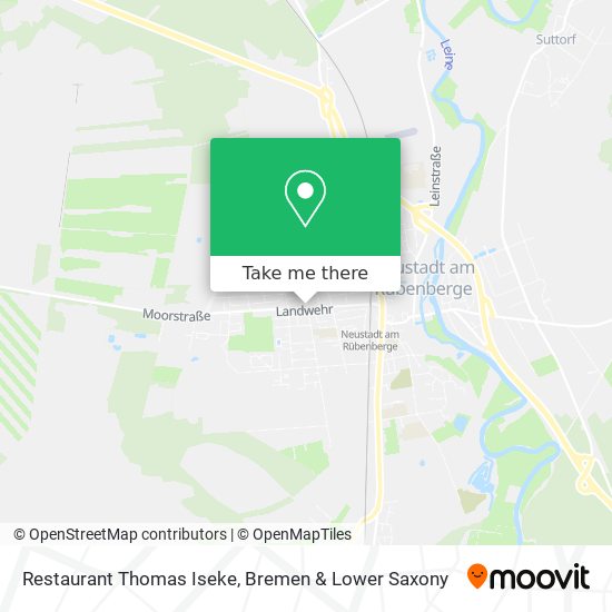 Restaurant Thomas Iseke map