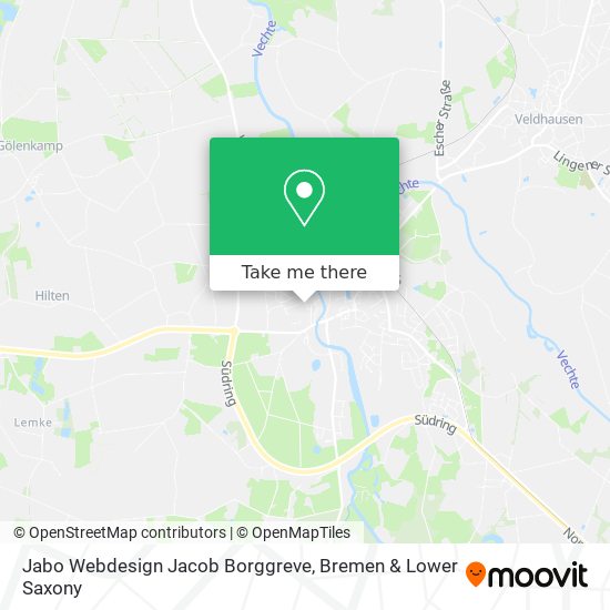 Jabo Webdesign Jacob Borggreve map
