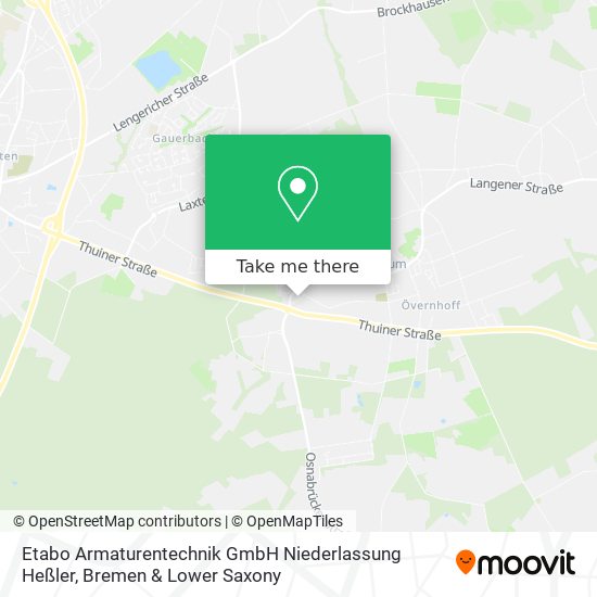 Etabo Armaturentechnik GmbH Niederlassung Heßler map