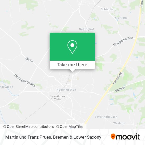 Martin und Franz Prues map