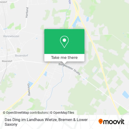 Das Ding im Landhaus Wietze map