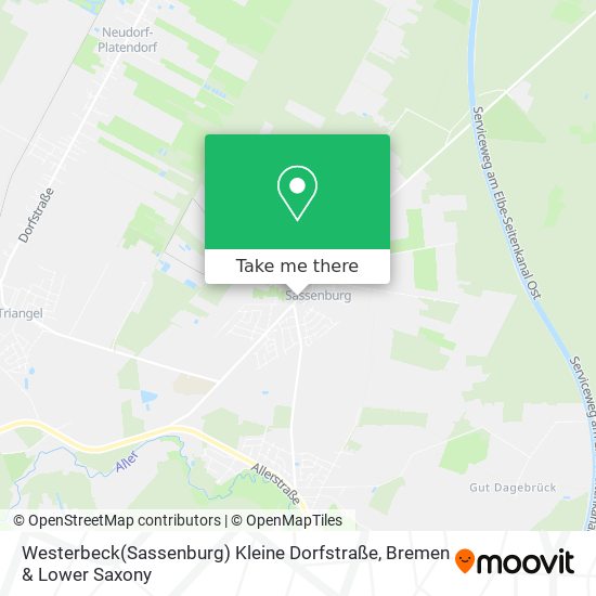 Westerbeck(Sassenburg) Kleine Dorfstraße map