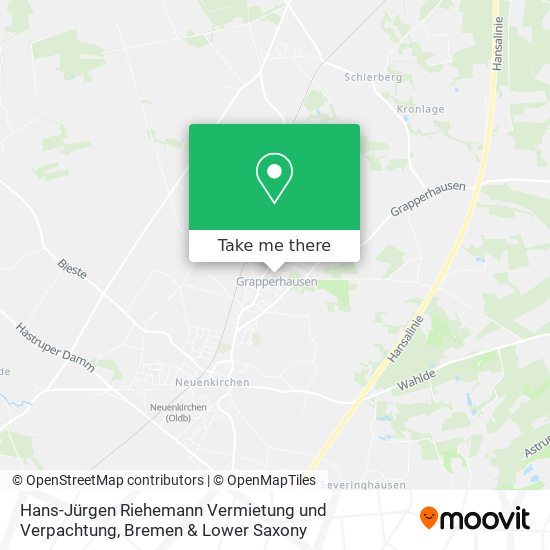 Hans-Jürgen Riehemann Vermietung und Verpachtung map