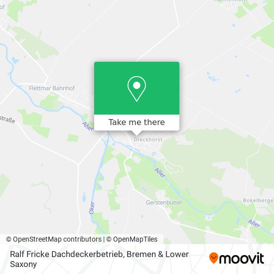 Ralf Fricke Dachdeckerbetrieb map