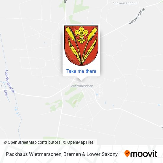 Packhaus Wietmarschen map