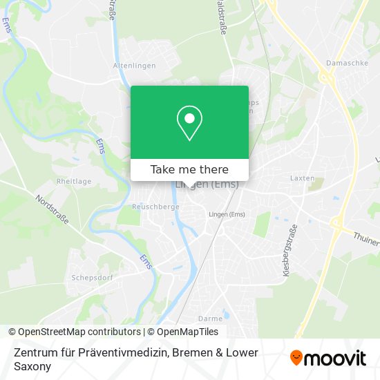 Карта Zentrum für Präventivmedizin