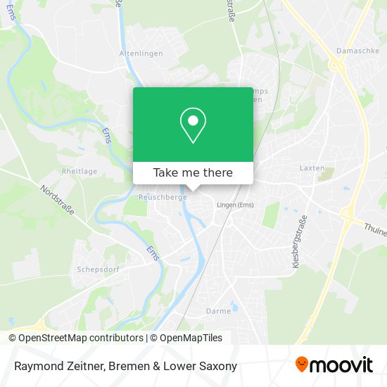 Raymond Zeitner map