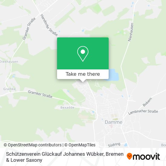 Schützenverein Glückauf Johannes Wübker map