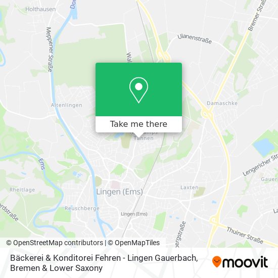 Bäckerei & Konditorei Fehren - Lingen Gauerbach map