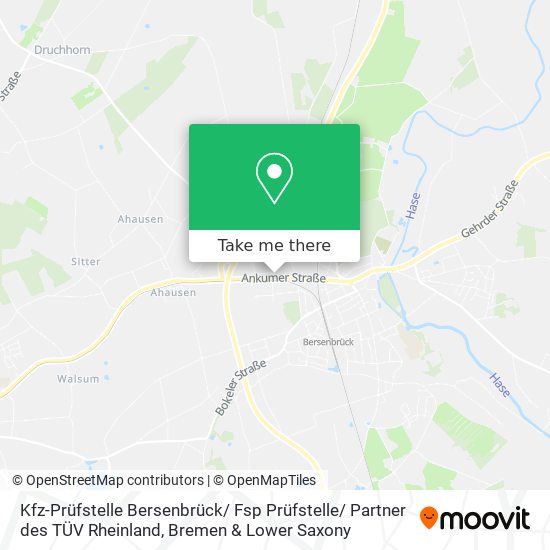 Kfz-Prüfstelle Bersenbrück/ Fsp Prüfstelle/ Partner des TÜV Rheinland map