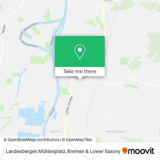 Landesbergen Mühlenplatz map