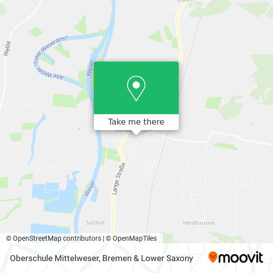 Oberschule Mittelweser map