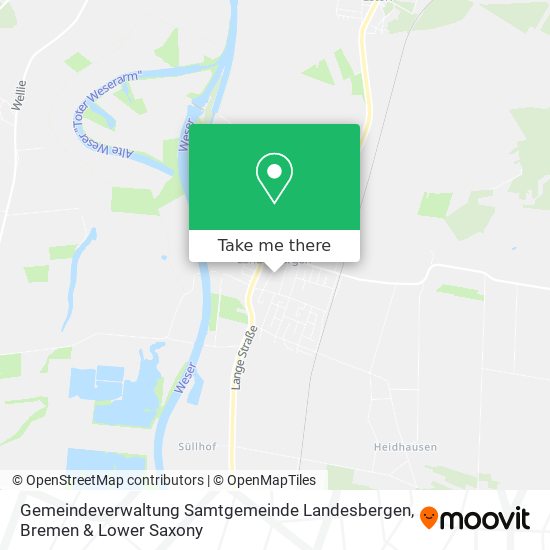 Gemeindeverwaltung Samtgemeinde Landesbergen map