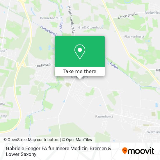 Gabriele Fenger FA für Innere Medizin map