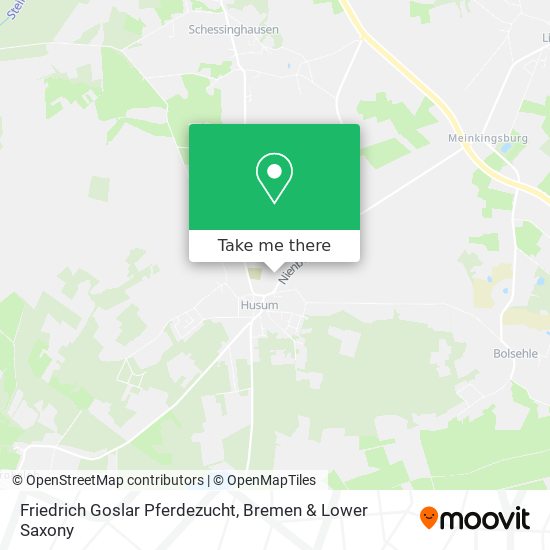 Friedrich Goslar Pferdezucht map
