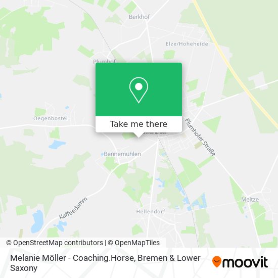 Melanie Möller - Coaching.Horse map