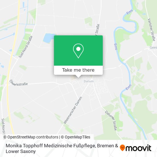 Monika Topphoff Medizinische Fußpflege map