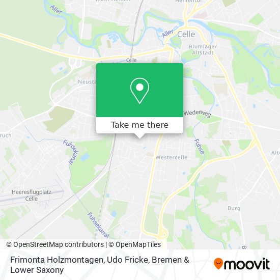Frimonta Holzmontagen, Udo Fricke map