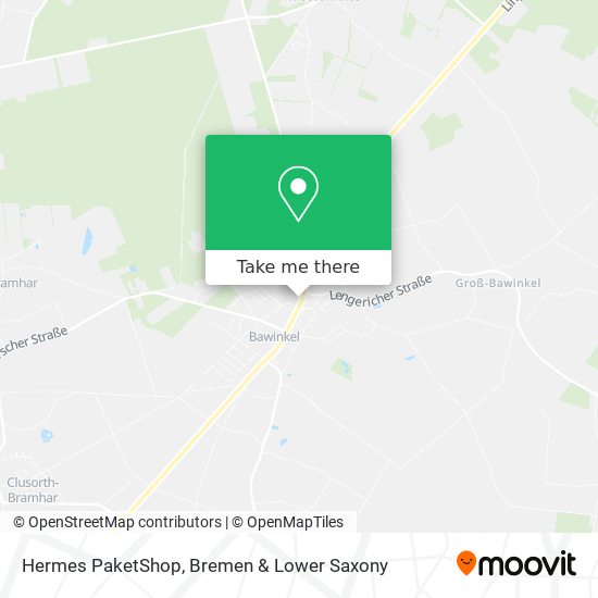 Hermes PaketShop map