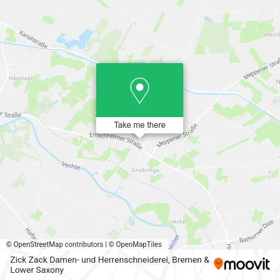 Карта Zick Zack Damen- und Herrenschneiderei