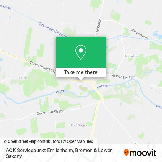 AOK Servicepunkt Emlichheim map