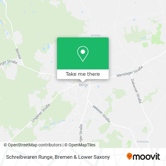 Schreibwaren Runge map