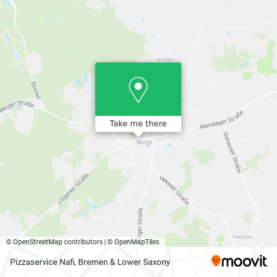 Pizzaservice Nafi map