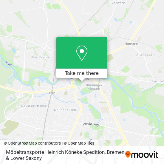 Möbeltransporte Heinrich Köneke Spedition map