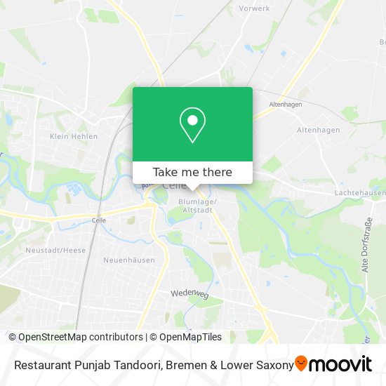 Restaurant Punjab Tandoori map