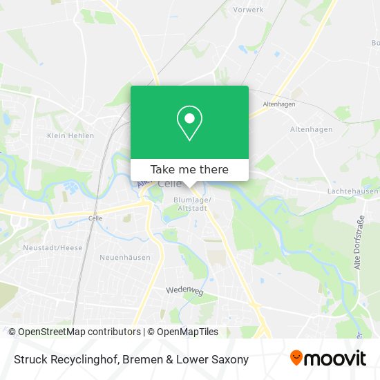 Struck Recyclinghof map