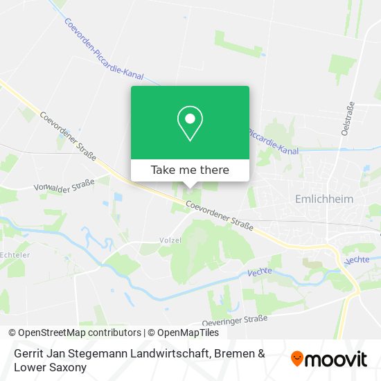Gerrit Jan Stegemann Landwirtschaft map