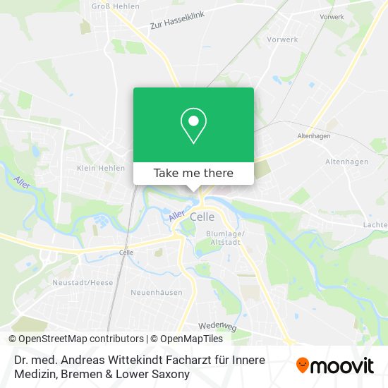Dr. med. Andreas Wittekindt Facharzt für Innere Medizin map