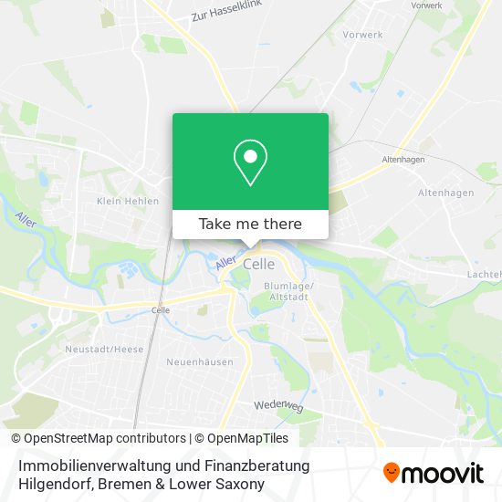 Immobilienverwaltung und Finanzberatung Hilgendorf map
