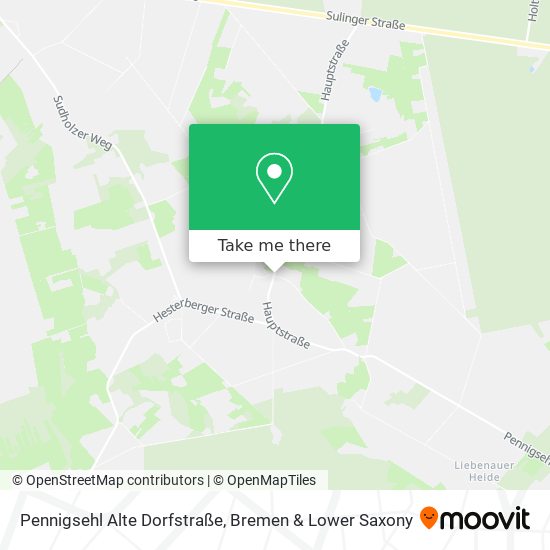 Pennigsehl Alte Dorfstraße map