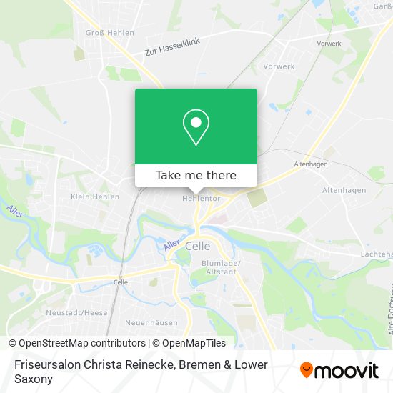Friseursalon Christa Reinecke map