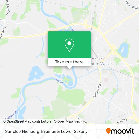 Surfclub Nienburg map