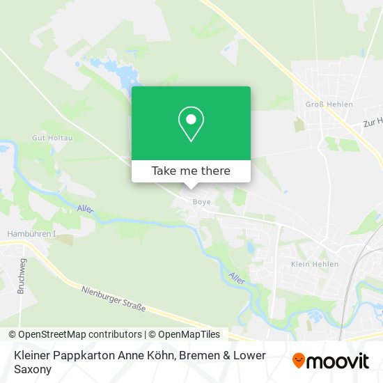 Kleiner Pappkarton Anne Köhn map