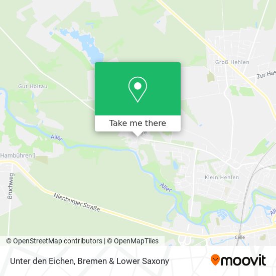Unter den Eichen map