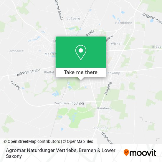 Agromar Naturdünger Vertriebs map