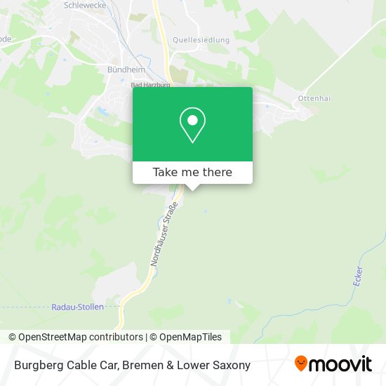 Burgberg Cable Car map