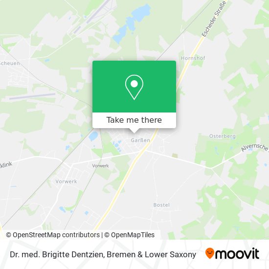 Dr. med. Brigitte Dentzien map