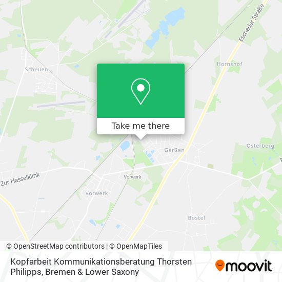 Kopfarbeit Kommunikationsberatung Thorsten Philipps map