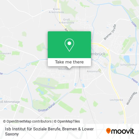 Isb Institut für Soziale Berufe map