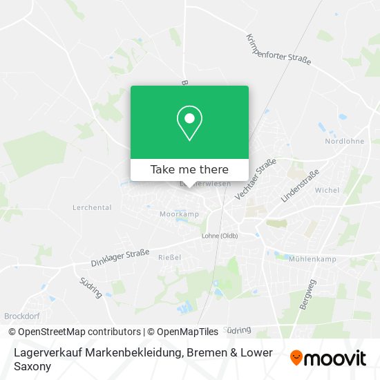 Lagerverkauf Markenbekleidung map