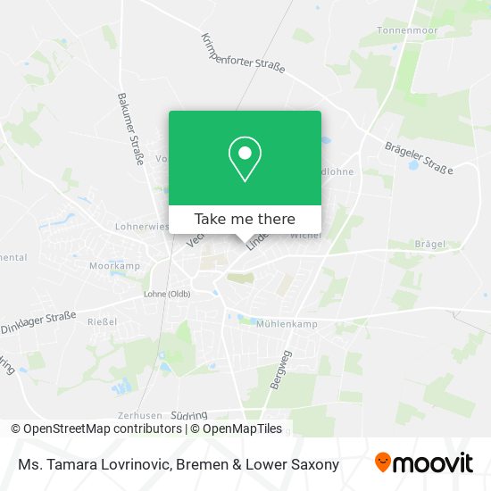 Ms. Tamara Lovrinovic map