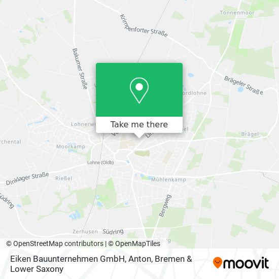 Eiken Bauunternehmen GmbH, Anton map