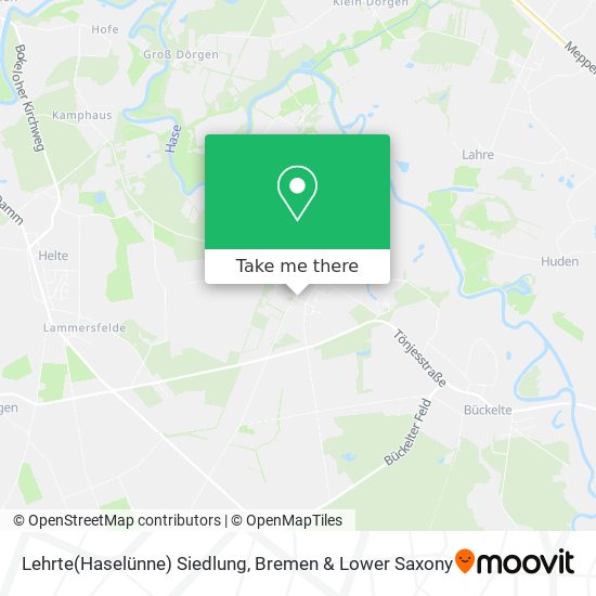 Lehrte(Haselünne) Siedlung map