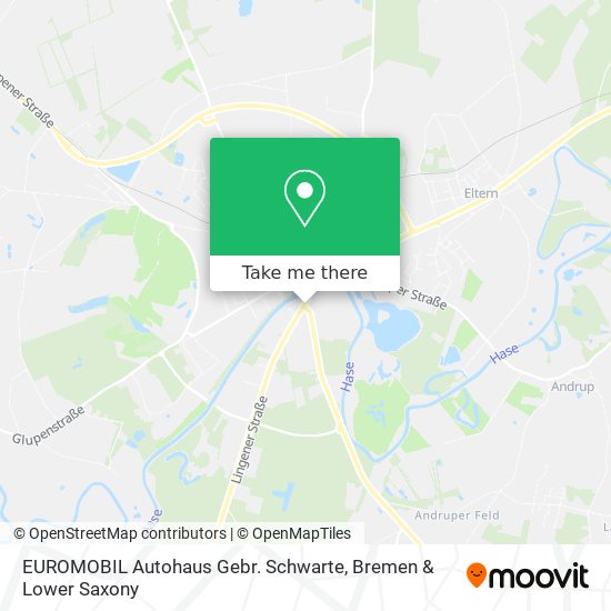 EUROMOBIL Autohaus Gebr. Schwarte map